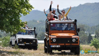 Jeep safari and rafting in Side